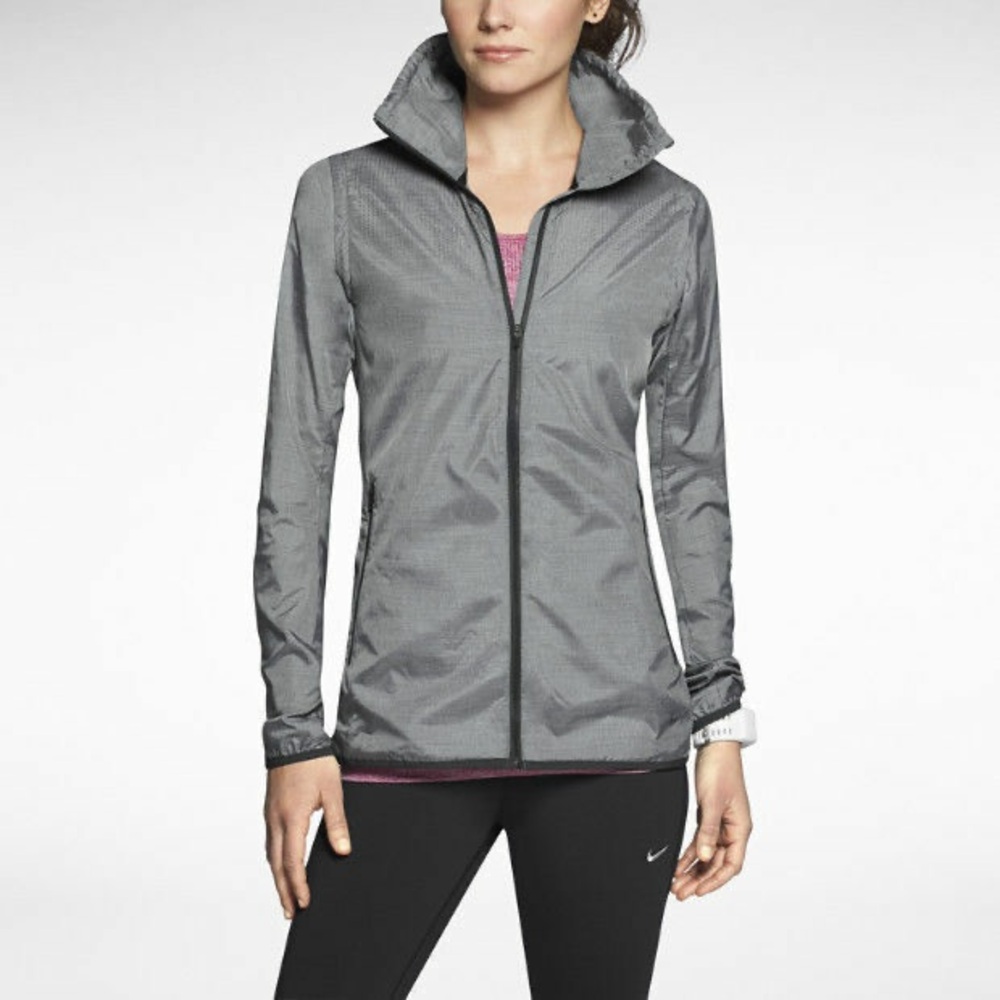 NIKE Lux Iridescent Convertible Running Jacket